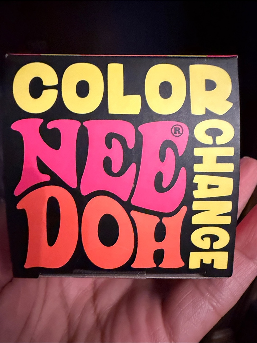 Needoh AUTHENTIC Color Color Change Kids Toy - yellow